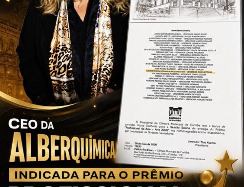 CEO da Alberquimica indicada para o prêmio Profissional do Ano – 2026